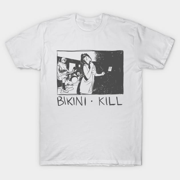 Bikini Kill | 90s Band  | T-shirt T-Shirt by TrashPandaHut